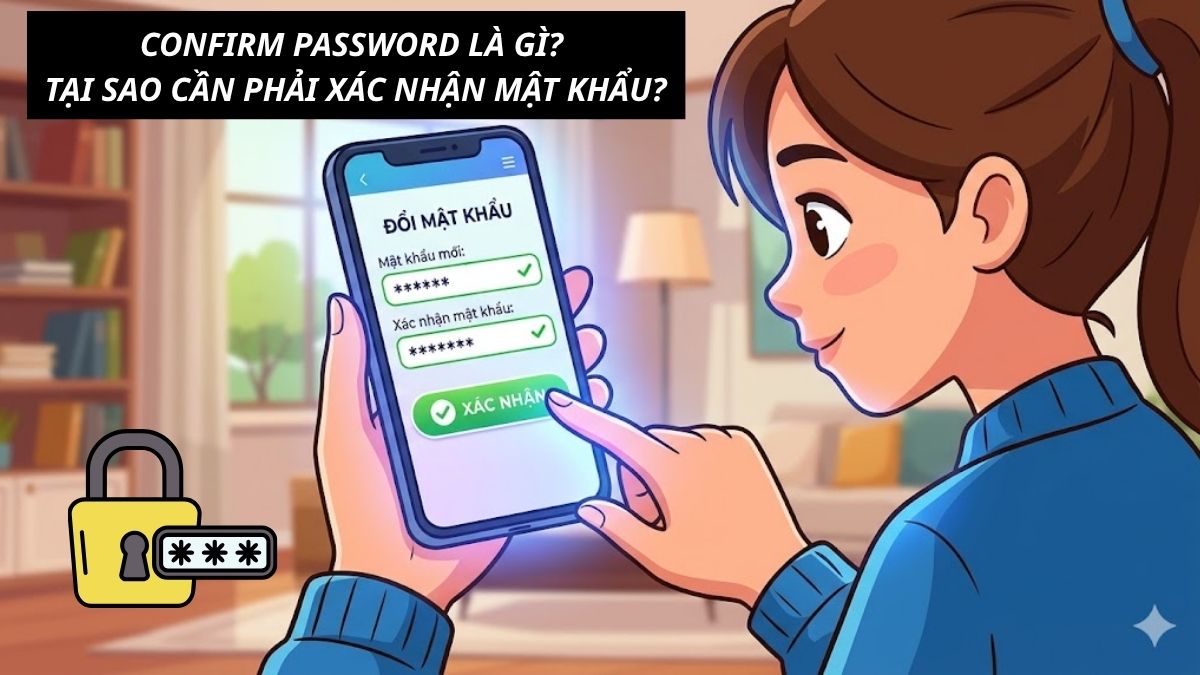 Confirm password là gì? Tại sao cần phải xác nhận mật khẩu?